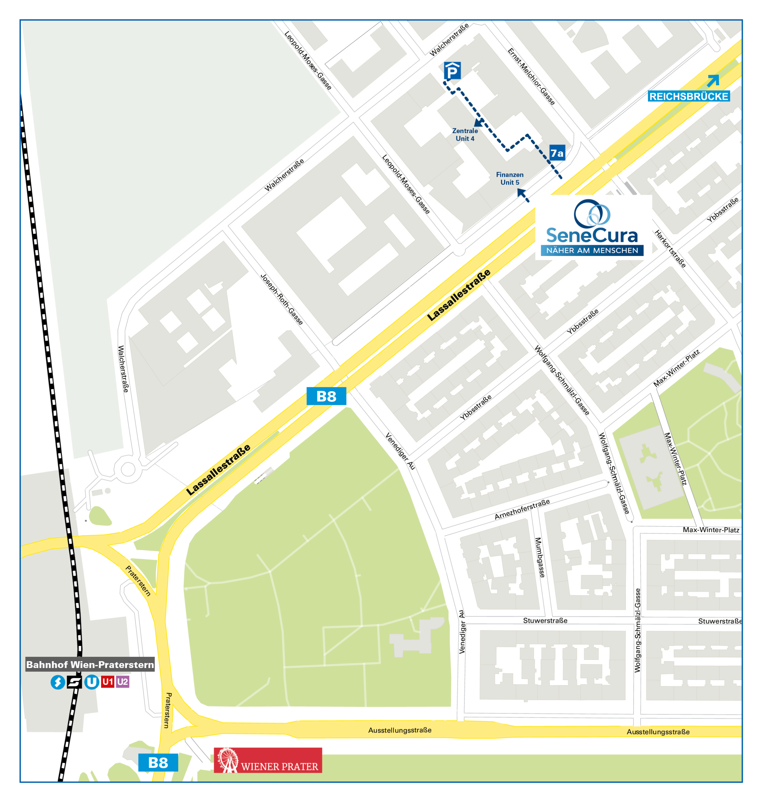 SeneCura_Lassallestraße_Plan