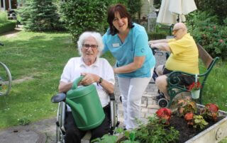 Gartenarbeit in Grinzing