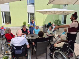 Rote Nasen im Pflegeheim Graz-Lend