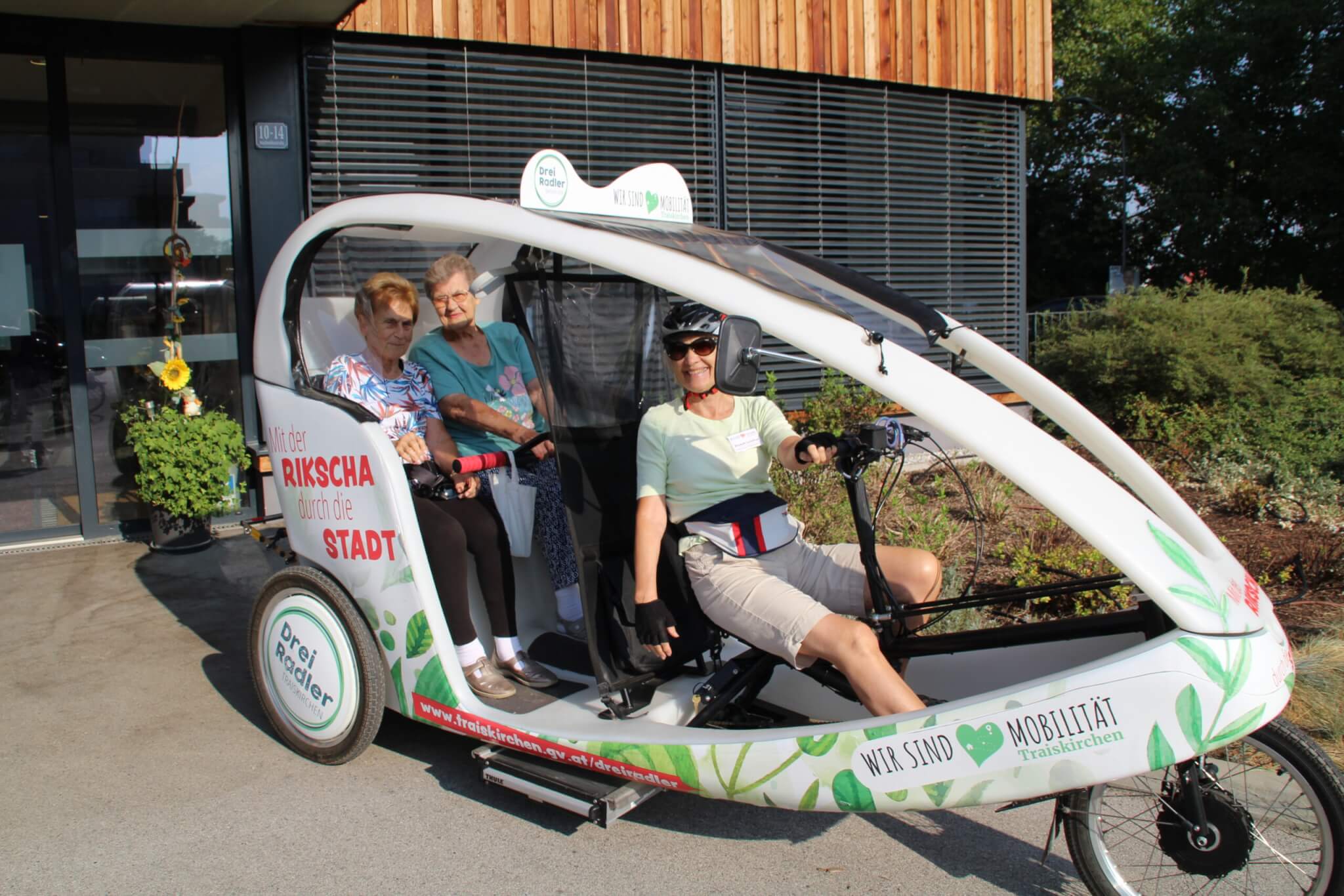 Rikscha-Fahrt in Traiskirchen